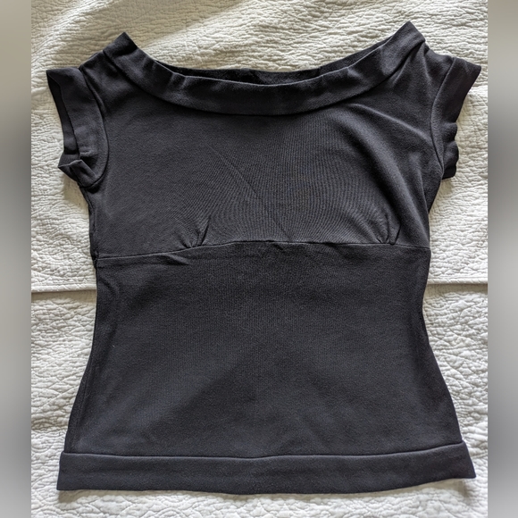 Rollie Beautyfield Boat Neck Top 🖤 USED CONDITION - Picture 2 of 7
